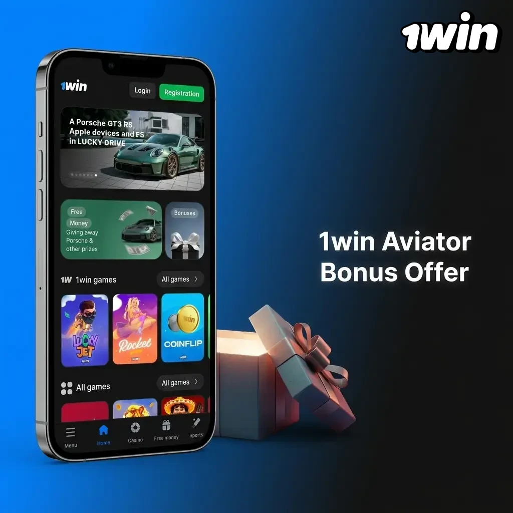 1win Aviator welcome bonus offer up to 500,000 NGN across first 4 deposits for new players