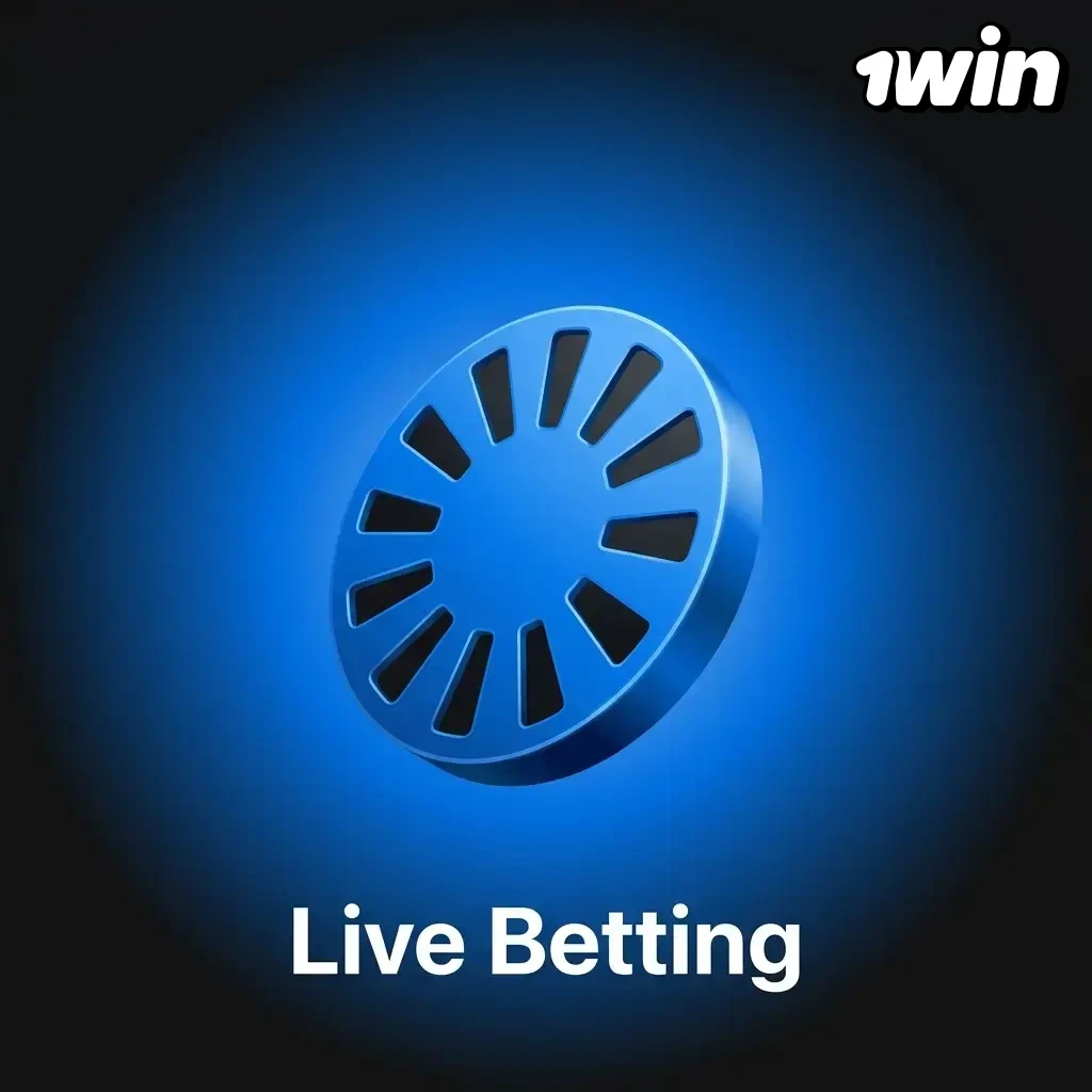 1win live betting interface showing real-time odds, in-play markets, and live statistics panel for sports and esports events