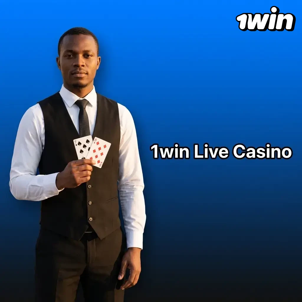 1win Live Casino with professional dealers streaming HD blackjack, roulette, baccarat, poker, and live game shows in real time