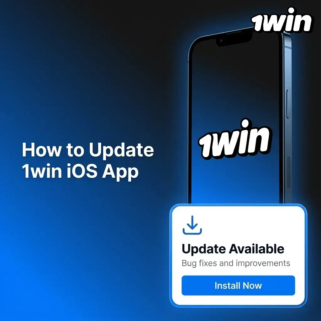Step-by-step guide to updating the 1win iOS app including downloading, installing, and reopening the latest version