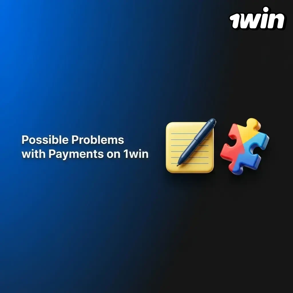 1win payment issues guide showing common deposit and withdrawal problems with solutions for account verification and transactions
